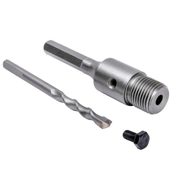 Adapter z wiertłem prowadzącym 110 mm, uchwyt sześciokątny