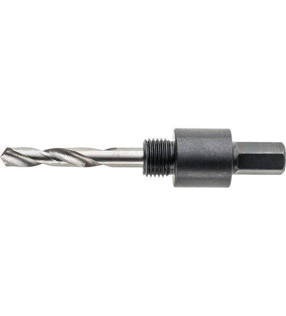 Adapter z wiertłem prowadzącym do otwornic Bimetalowych o śr. 14-30 mm, uchwyt HEX