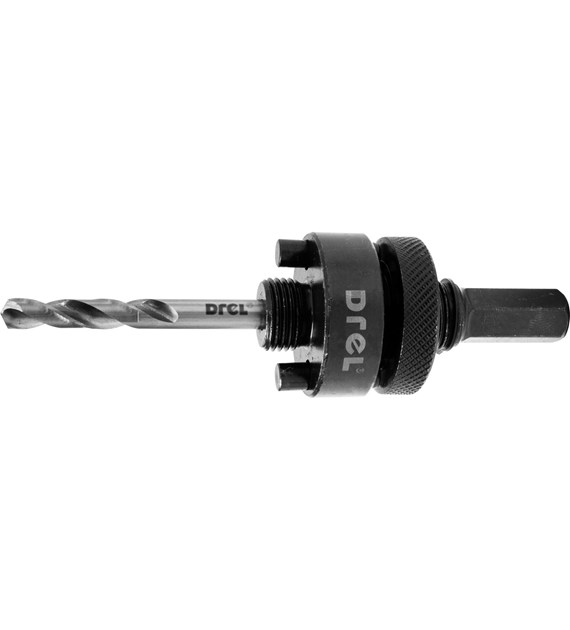Adapter z wiertłem prowadzącym do otwornic Bimetalowych o śr. 32-152 mm, uchwyt HEX