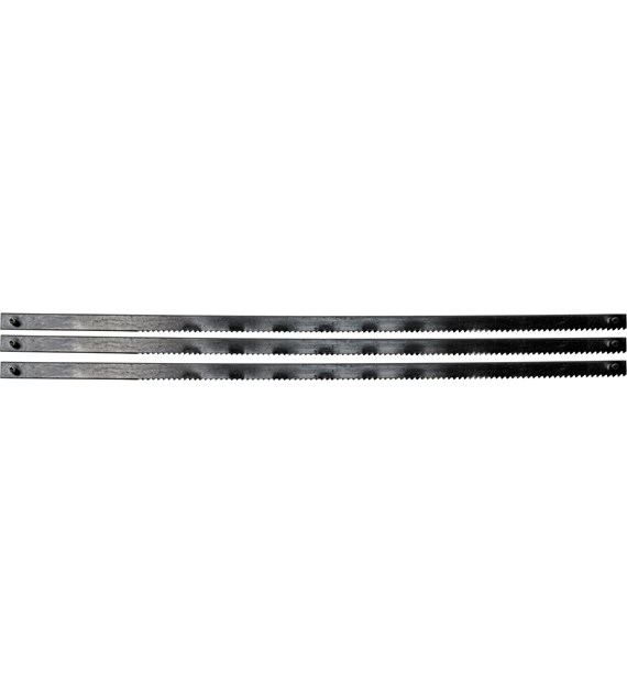 Brzeszczoty do wyrzynarki stołowej-włosowej 127 x 2.6 x 0.3 mm, 24TPI, 3 szt.