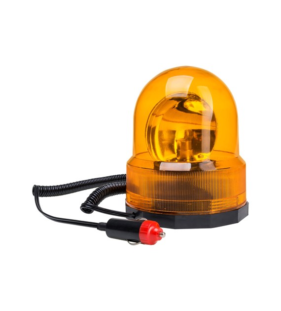 Lampa błyskowa ostrzegawcza, magnes, 12 V