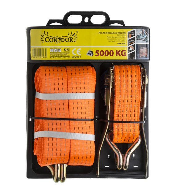 Pas do mocowania ładunku 10.0 m, 50 mm, 5000 kg