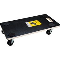 Platforma transportowa 575 x 300 x 120 mm, udźwig 200 kg, prostokątna, laminowana, FSC 100%, certyfikat PBN-COC-062817