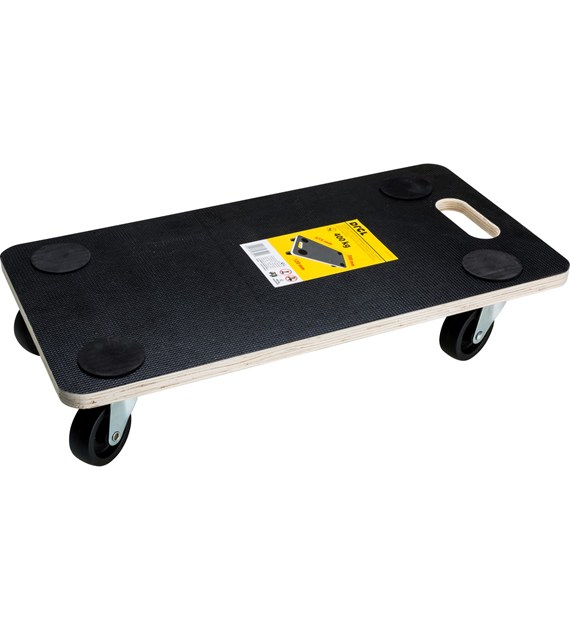 Platforma transportowa 575 x 300 x 120 mm, udźwig 200 kg, prostokątna, laminowana, FSC 100%, certyfikat PBN-COC-062817