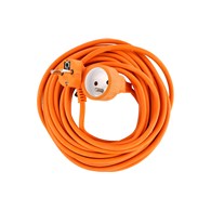 Przedłużacz ogrodowy 10 m, 3 x 1 mm2, 10 A, pomarańczowy, PVC, OMY, z uziemieniem