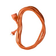 Przedłużacz ogrodowy 40m, 2 x 1 mm2, 10 A, pomarańczowy, PVC, OMY, bez uziemienia