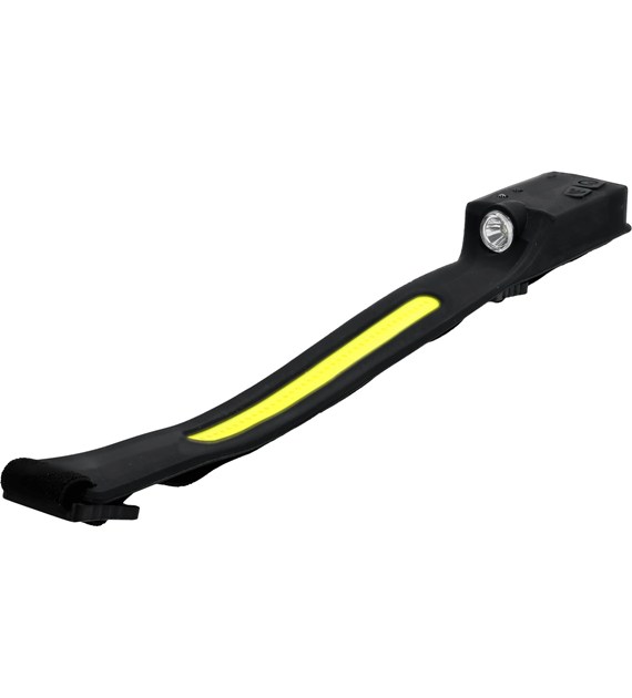 Latarka czołowa 3W COB z czujnikiem ruchu, USB, 350lm