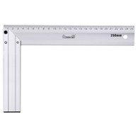 Kątownik płaski 250 x 165 mm, aluminiowy