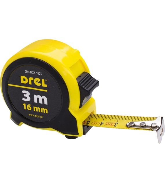 Miara zwijana stalowa 3 m, 16 mm, self lock