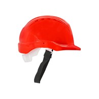 Kask budowlany, czerwony