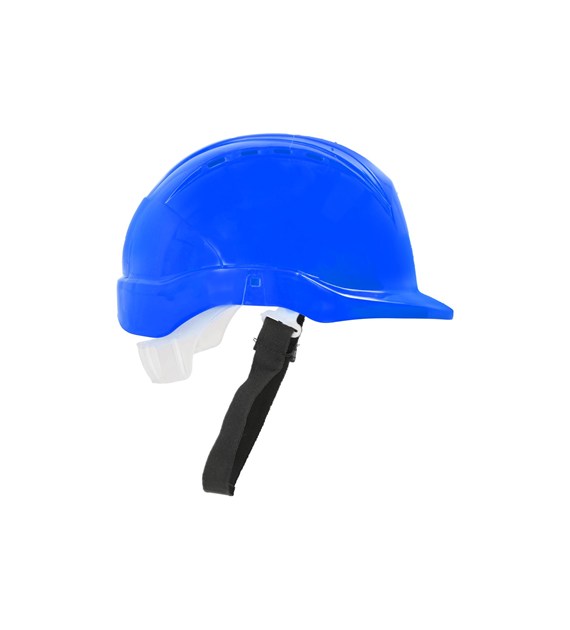 Kask budowlany, niebieski