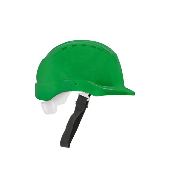 Kask budowlany, zielony