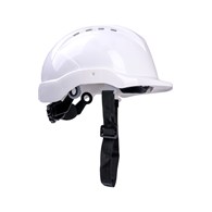 Kask budowlany, regulacja automatyczna, biały