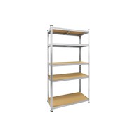 Regał magazynowy 90 x 40 x 180 cm, 175 kg, metalowy, galwanizowany