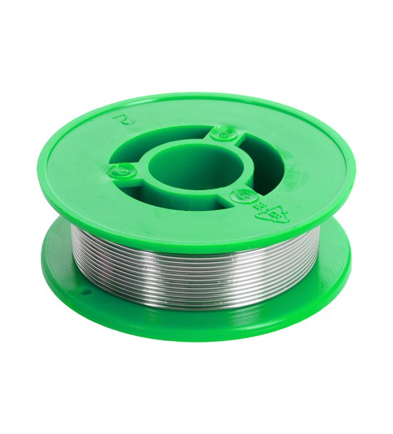 Spoiwo lutownicze bezołowiowe 1.0 mm, 100 g, Sn99.3Cu0.7, topnik SW26, szpulka