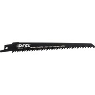 Brzeszczot do piły szablastej 150 x 19 x 1.25 mm, 6TPI, do drewna, PVC
