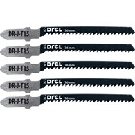 Brzeszczoty do wyrzynarek z uchwytem typu  T , 50 mm, 12TPI, do drewna, PVC, 5 szt.
