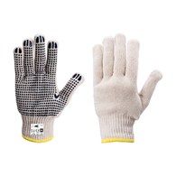 Rękawice nakrapiane PVC, rozmiar 8