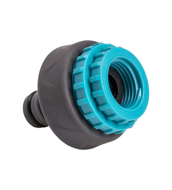 Przyłącze do kranu 1/2', 3/4',1', gwint wewnętrzny, dwumateriałowe, soft-grip