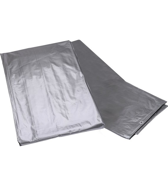 Plandeka 10 x 12 m, 120 g/m2, srebrna