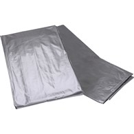Plandeka 10 x 15 m, 120 g/m2, srebrna