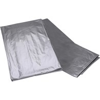 Plandeka 6 x 10 m, 120 g/m2, srebrna