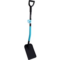 Łopata piaskowa, trzonek metalowy, plastikowy uchwyt