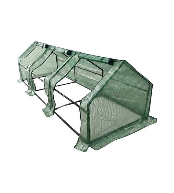 Szklarnia wolnostojąca mini, 270x95x95 cm, siatka PE 140 g/m2