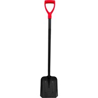 Łopata piaskowa, trzonek metalowy, plastikowy uchwyt