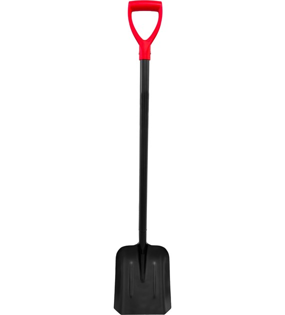 Łopata piaskowa, trzonek metalowy, plastikowy uchwyt