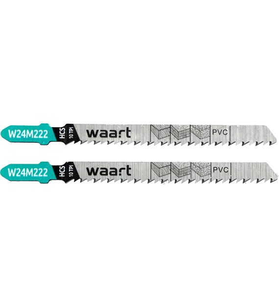 Brzeszczoty do wyrzynarek 75 mm, uchwyt  T , 10TPI, do drewna, płyty wiórowej, sklejki, PVC, 2 szt.