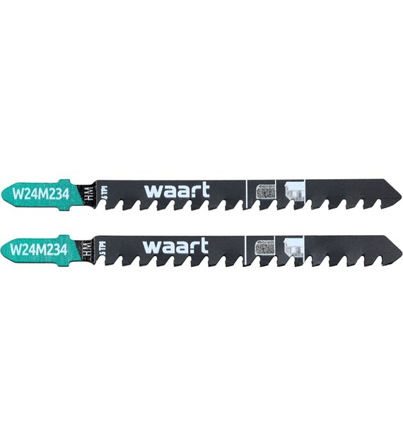 Brzeszczoty do wyrzynarek  z uchwytem typu  T , 75 mm, 6TPI, do cegły, płyty K-G, 2 szt.