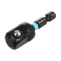 Adapter udarowy 1/4  hex na 1/2  kwadrat