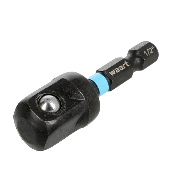 Adapter udarowy 1/4  hex na 1/2  kwadrat