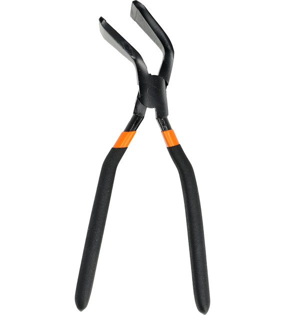 Cęgi dekarskie wygięte 45 stopni, 275 mm, szczęki 60 mm