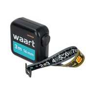 Miara zwijana stalowa 3 m, 16 mm, dwustronna, autostop