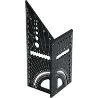 Kątownik trójwymiarowy, aluminiowy -  japoński 150mm